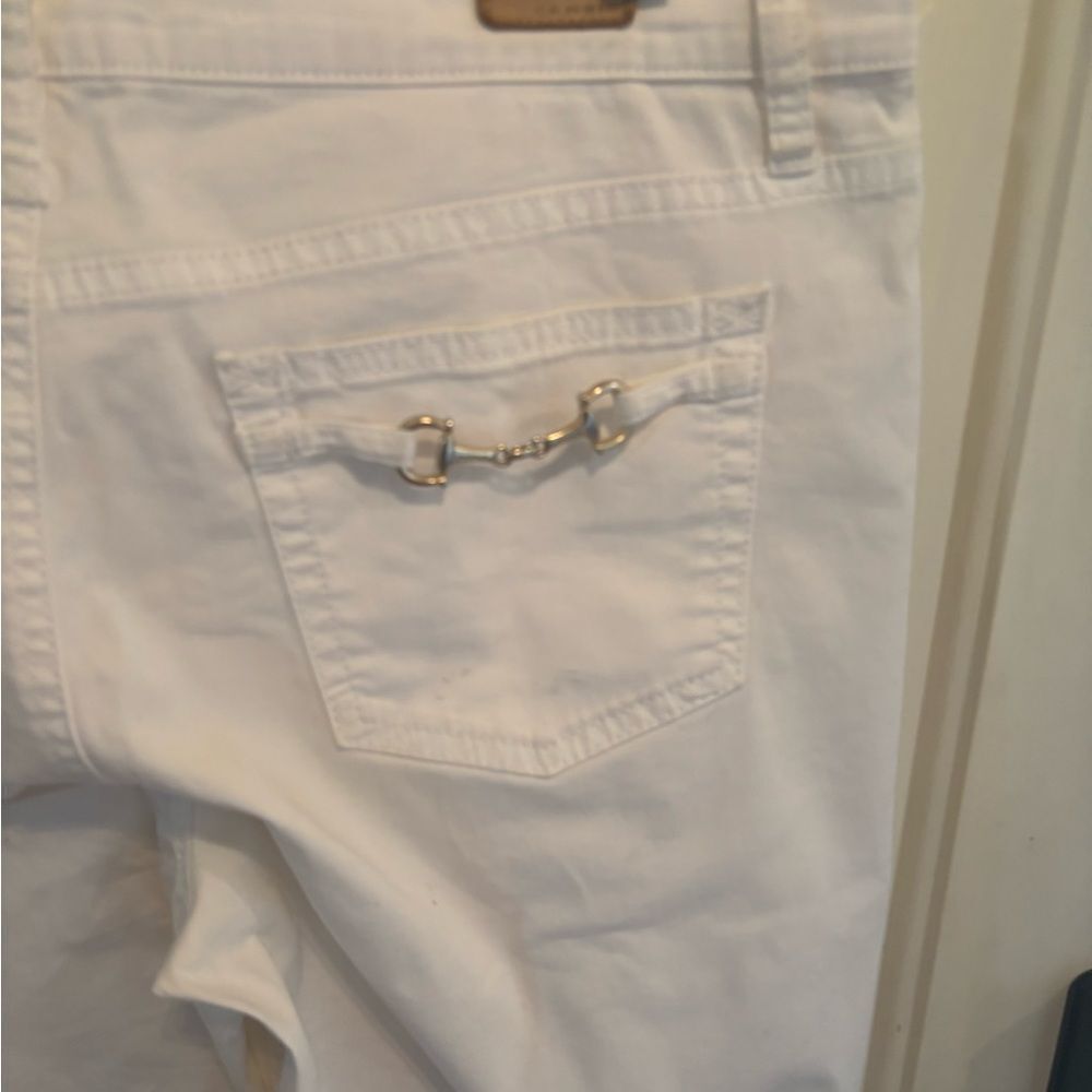 Cambio Norah Short White Ankle Jeans for Women - Picture 6 of 8